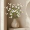 Northlight Japanese Anemone Artificial Floral Sprays - 45.5" - White and Yellow - Set of 4